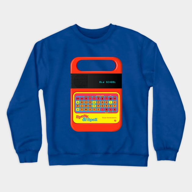 Speak & Spell Crewneck Sweatshirt by RetroFitted